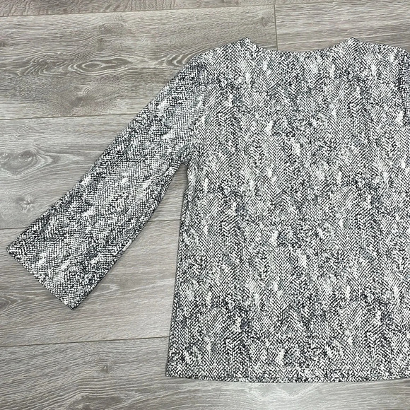 Ann Taylor Reptile Snake Print V-Neck Blouse M - Picture 11 of 12